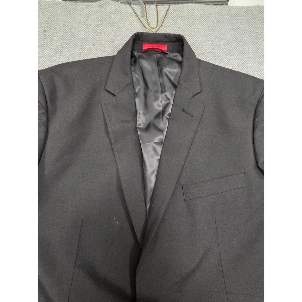 Alfani Mens Slim Fit Blazer Black Solid Notch Lapel Sport Coat Medium M